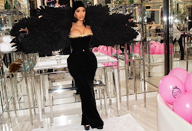 Cardi B Impresses With Multiple Paris Fashion Week Fits